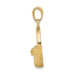 10k 2-D Large Nantucket Basket Pendant - Image 2