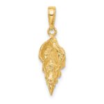 10k Conch Shell Pendant - Image 4