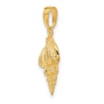 10k Conch Shell Pendant - Image 5