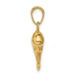 10k 3-D Dolphin Pendant - Image 2