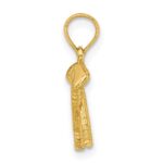 10k 3-D Golf Clubs with Ball Charm - Image 2