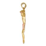 10k Two-tone Rose Corpus Pendant - Image 2