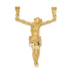 10k Two-tone Rose Corpus Pendant - Image 4