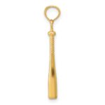 10k 3-D Baseball Bat Pendant - Image 2
