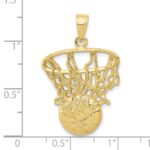 10K Swoosh Basketball and Net Pendant - Image 4