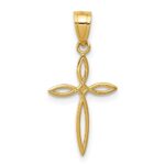 10k Passion Cross Charm - Image 4