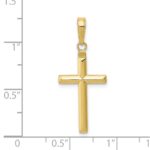 10K Reversible Latin Cross Pendant - Image 4