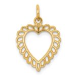 10k Heart Charm