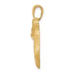 10K Jewish Chai (Long Life) Pendant - Image 2