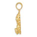 10K Teddy Bear Pendant - Image 2