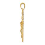 10k INRI Crucifix Pendant - Image 2