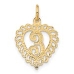 10k Initial E Charm - Image 4