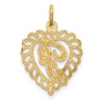 10k Initial F Charm - Image 4