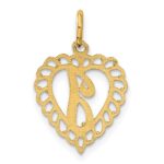 10k Initial J Charm - Image 4