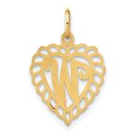 10k Initial W Charm - Image 3