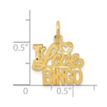 10K I LOVE BINGO Charm - Image 3