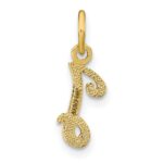 10k Initial I Charm - Image 3