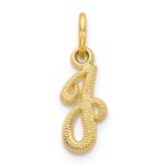 10k Initial J Charm