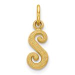 10k Initial S Charm