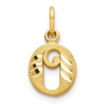 10k Initial O Charm