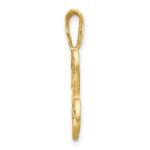 10k Initial H Pendant - Image 2