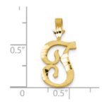 10k Initial T Pendant - Image 3
