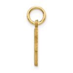 10k Initial F Charm - Image 2