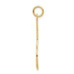 10K Tennis Racquet Charm - Image 2