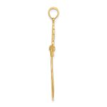 10K Scroll Framed Charm Holder - Image 2