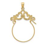 10K Scroll Framed Charm Holder - Image 4