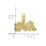 10K 3-D Locomotive Pendant - Image 3