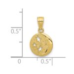10k Moon & Stars Pendant - Image 3