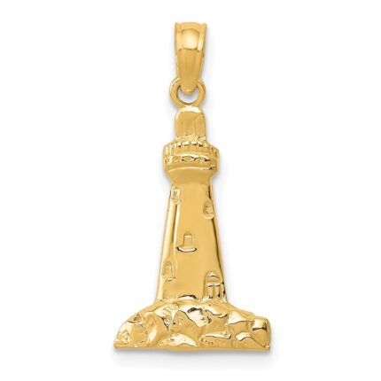10k Lighthouse Pendant