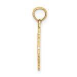10k Solid Polished Gymnast Charm - Image 2