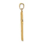 10K Polished Cross Pendant - Image 2