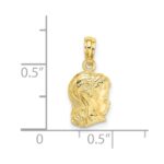10k Girl Head Charm - Image 3