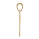 10k Polished Cross Pendant - Image 2