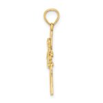 10k Praying Boy Cross Charm - Image 2