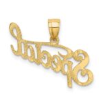 10K Polished and Textured SPECIAL Pendant - Image 4