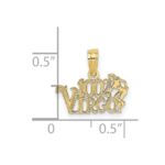 10K 100% VIRGO Zodiac Charm - Image 3