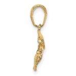 10K Mother and Baby Humpback Whale Pendant - Image 2