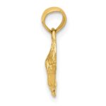 10K Flying Dove Pendant - Image 2