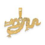 10k Dragon Pendant