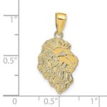 10K Lion Head Pendant - Image 3