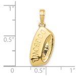 10K DOG BOWL Pendant - Image 3