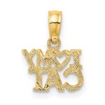 10k I HEART MY CAT Charm - Image 4
