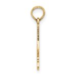 10K Ice Skate Charm - Image 2
