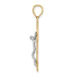 10k Two-tone Mariner's Crucifix Pendant - Image 2