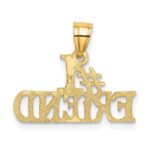 10K #1 FRIEND Pendant - Image 4