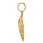 10k Scallop Shell Pendant - Image 2